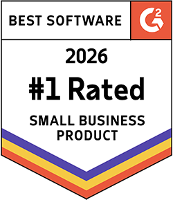 #1 on G2’s 2026 Best Software Products for Small Business, two years running