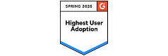 Adoption: G2 Award Badge from Spring 2026, ADP wins Highest User Adoption 