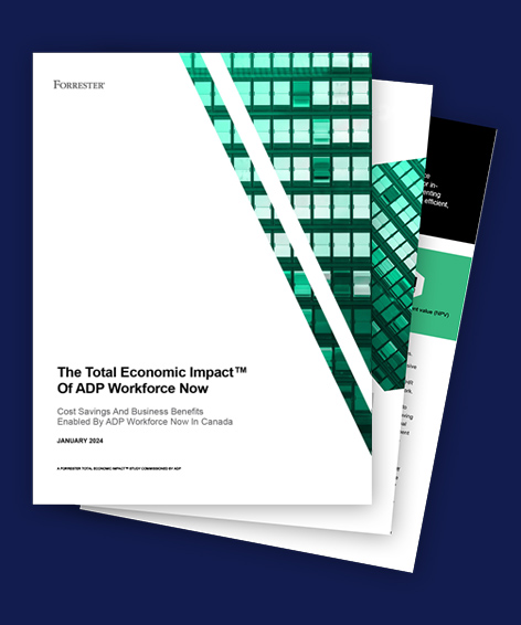 Title page of the ADP Workforce Now TEI Study 