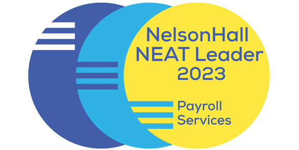 NelsonHall NEAT Chef de file pour les services de paie, 2023