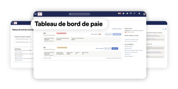 Exemple d'écran du tableau de bord des avantages sociaux d'ADP Workforce Now affichant la fonction d'enrôlement